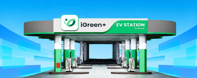 Electrolinera iGreen+ con cargadores CS Energy en México